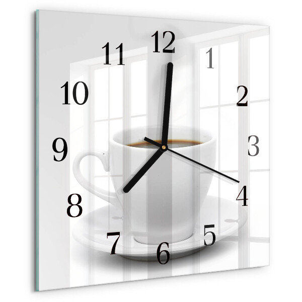 Orologio quadrato Tazza di caffè