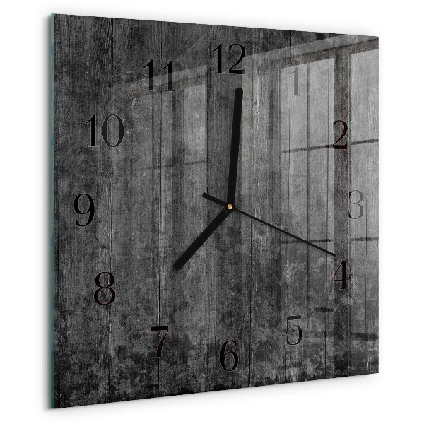 Orologio quadrato Legna