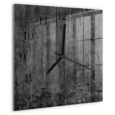 Orologio quadrato Legna