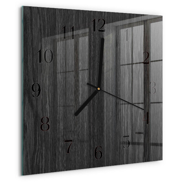 Orologio quadrato Legna