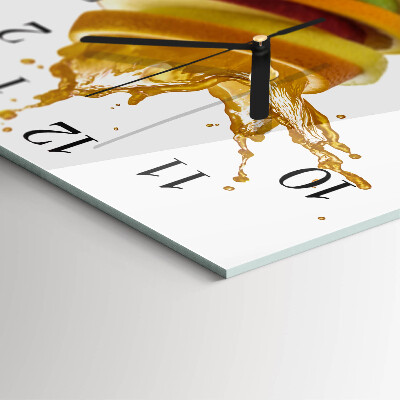 Orologio quadrato Frutta