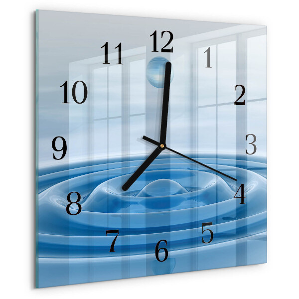 Orologio quadrato Acqua