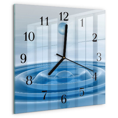 Orologio quadrato Acqua