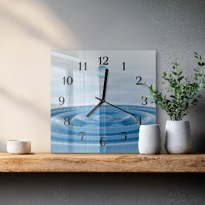 Orologio quadrato Acqua