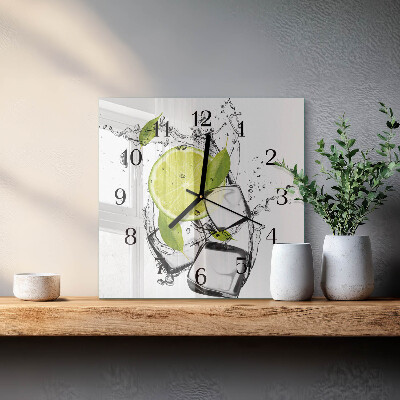 Orologio quadrato Carbonato di calcio