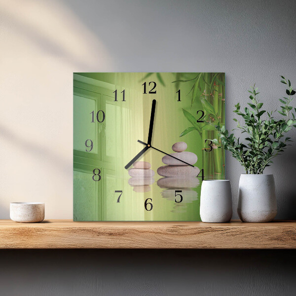 Orologio quadrato Pietre Zen