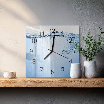 Orologio quadrato Acqua