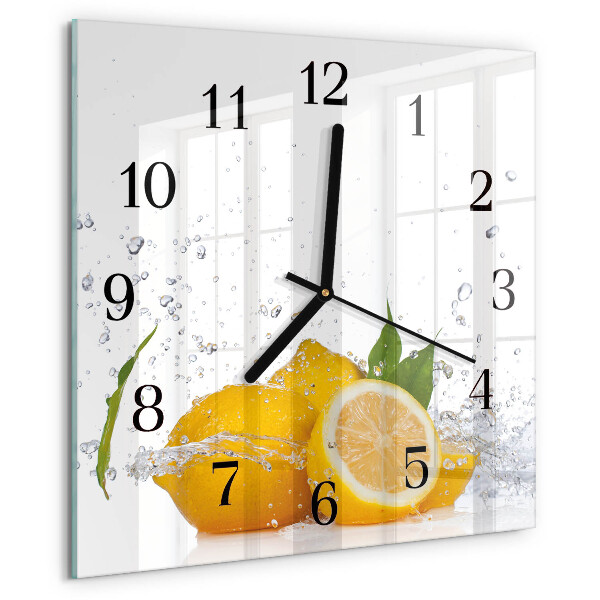Orologio quadrato limoni
