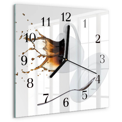 Orologio quadrato Tazza di caffè