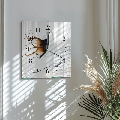 Orologio quadrato Tazza di caffè