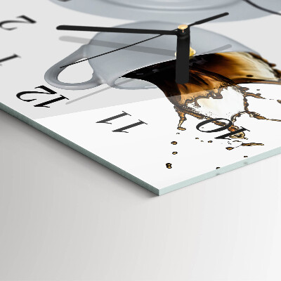 Orologio quadrato Tazza di caffè