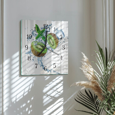 Orologio quadrato kiwi