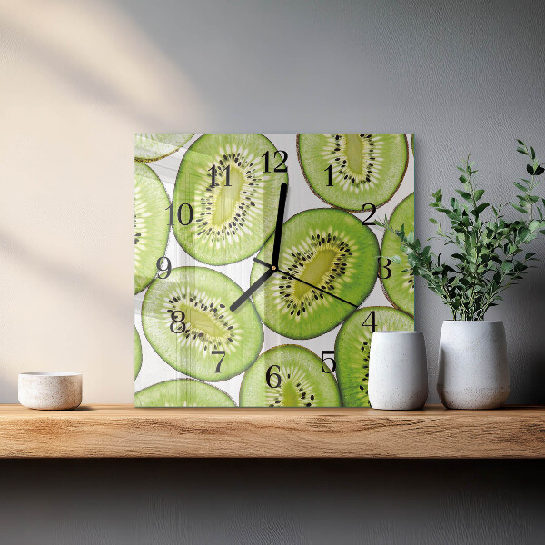 Orologio quadrato kiwi