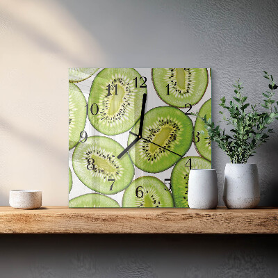 Orologio quadrato kiwi