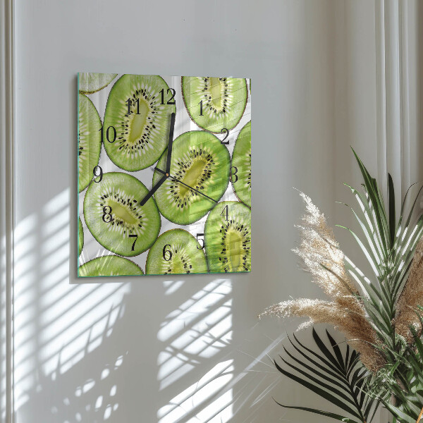 Orologio quadrato kiwi