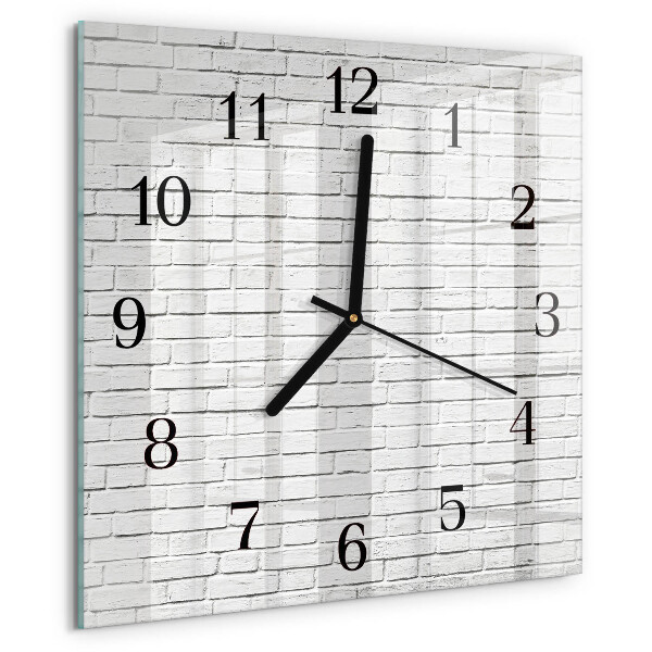 Orologio quadrato Muro di mattoni