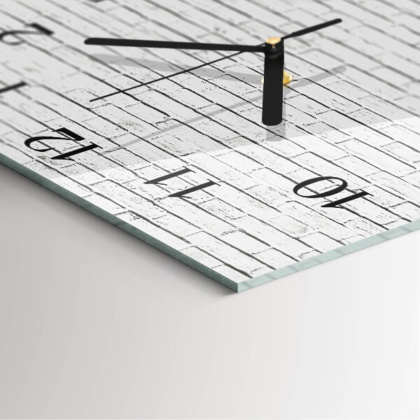 Orologio quadrato Muro di mattoni