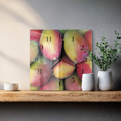 Orologio quadrato Frutta