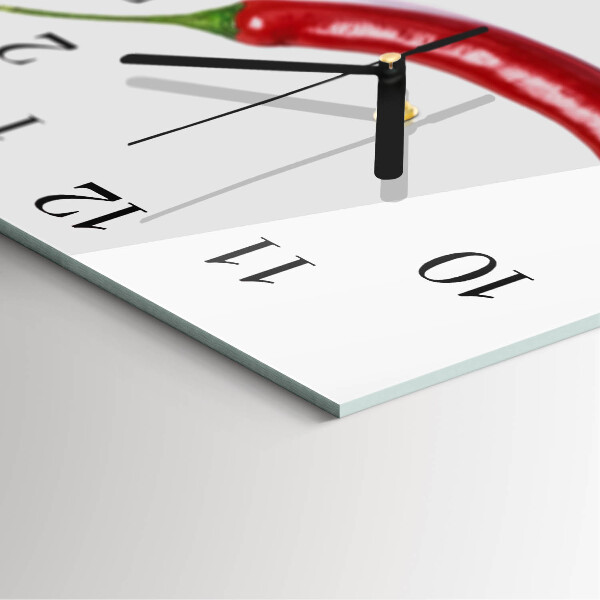 Orologio quadrato peperoncino