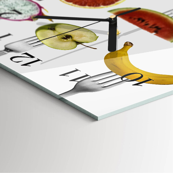 Orologio quadrato Frutta