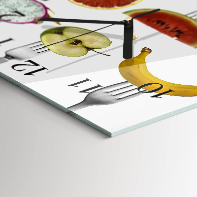 Orologio quadrato Frutta