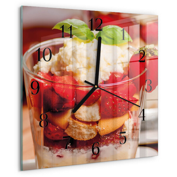 Orologio quadrato Frutta