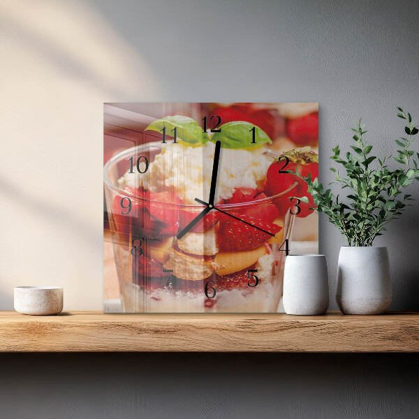 Orologio quadrato Frutta