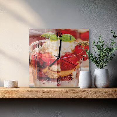 Orologio quadrato Frutta