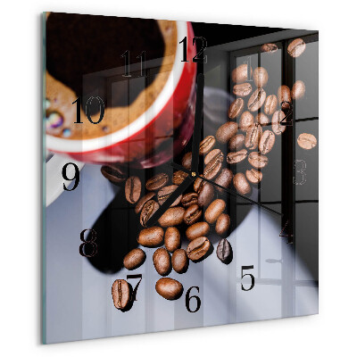 Orologio quadrato Tazza di caffè