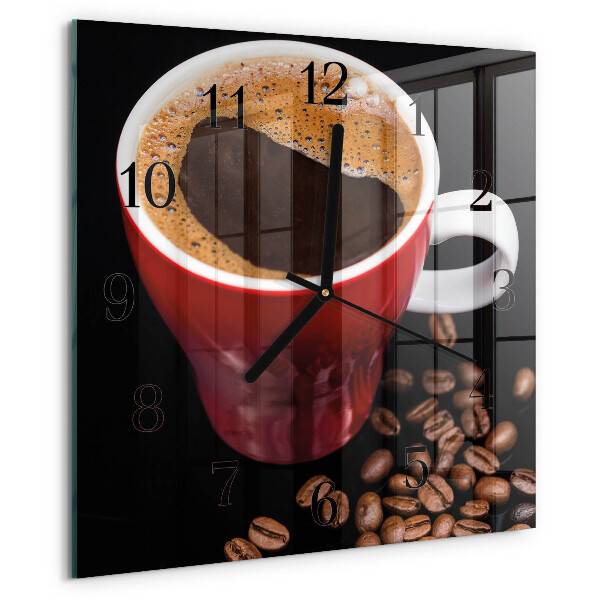 Orologio quadrato Tazza di caffè