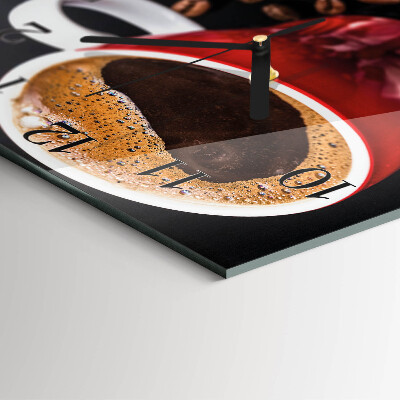 Orologio quadrato Tazza di caffè