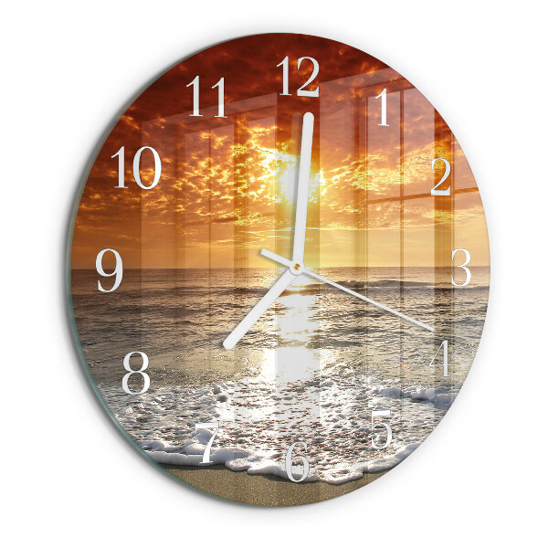 Orologio rotondo Spiaggia Mare
