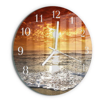 Orologio rotondo Spiaggia Mare