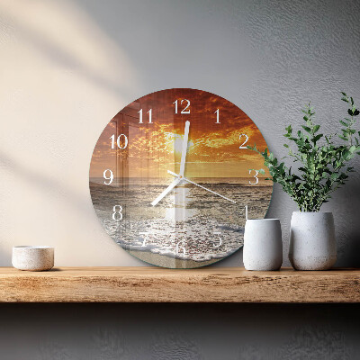 Orologio rotondo Spiaggia Mare