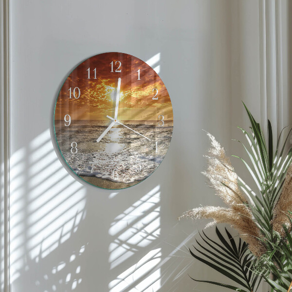 Orologio rotondo Spiaggia Mare