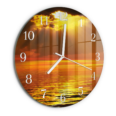 Orologio rotondo Tramonto