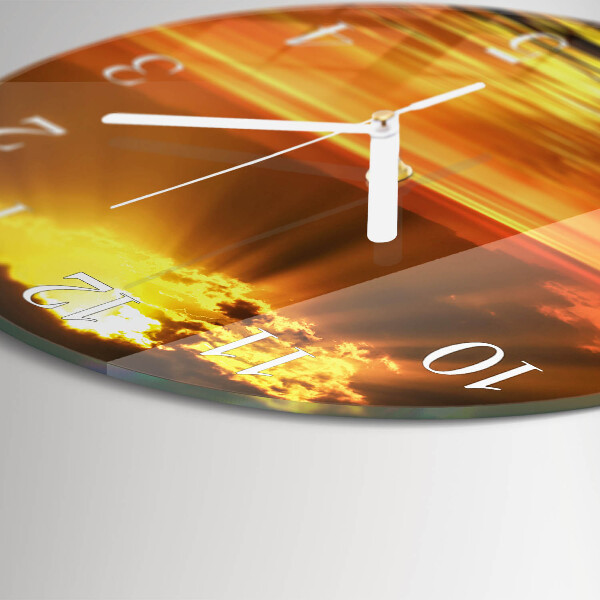 Orologio rotondo Tramonto