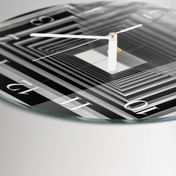Orologio rotondo Tunnel 3D