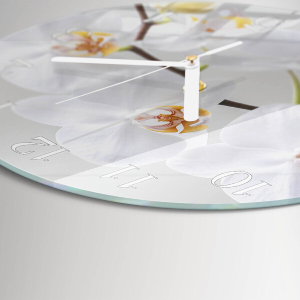 Orologio rotondo Orchidea