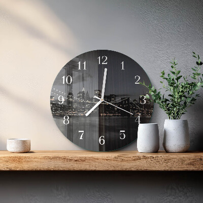 Orologio rotondo Ponte orizzontale