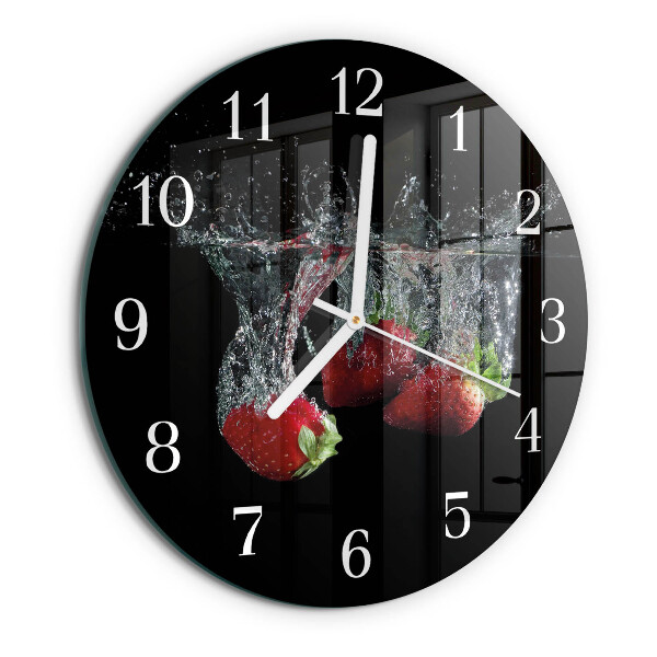 Orologio rotondo Fragole