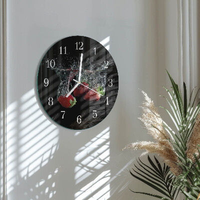 Orologio rotondo Fragole