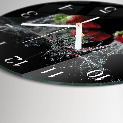 Orologio rotondo Fragole