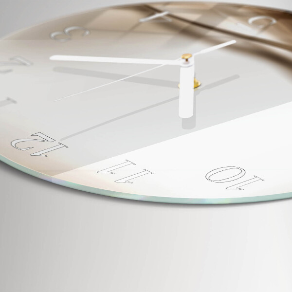 Orologio rotondo Linee astratte