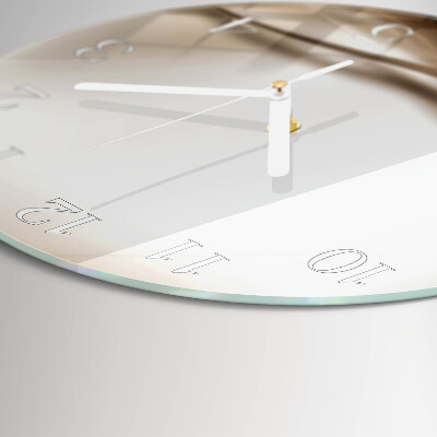 Orologio rotondo Linee astratte