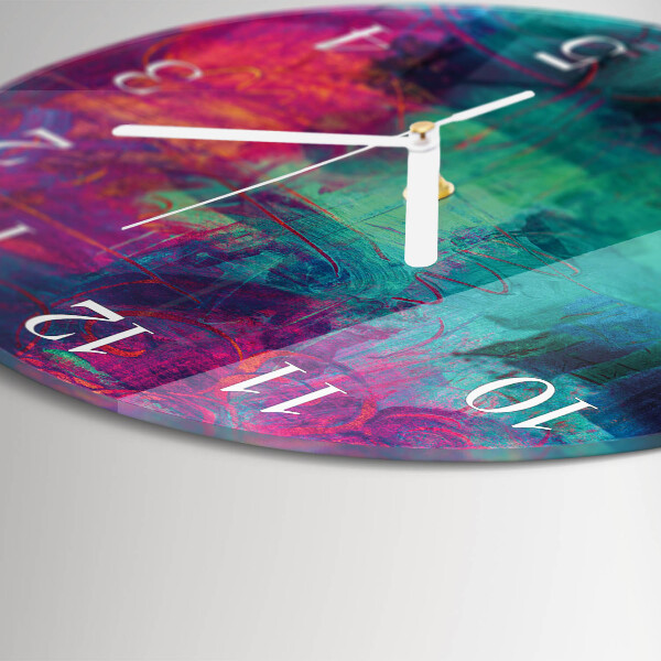 Orologio rotondo Pittura colorata