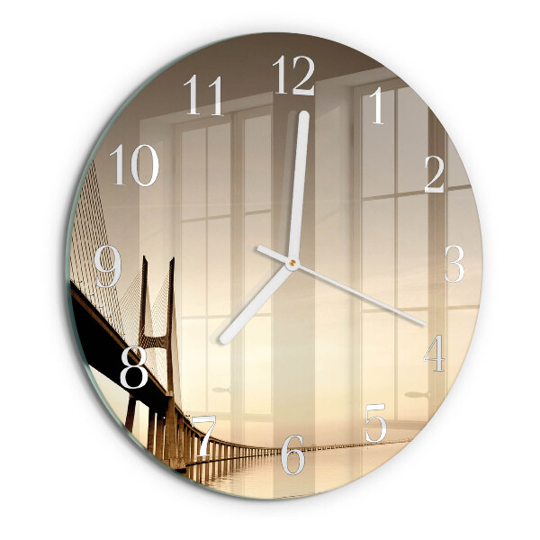 Orologio rotondo Ponte Sepia