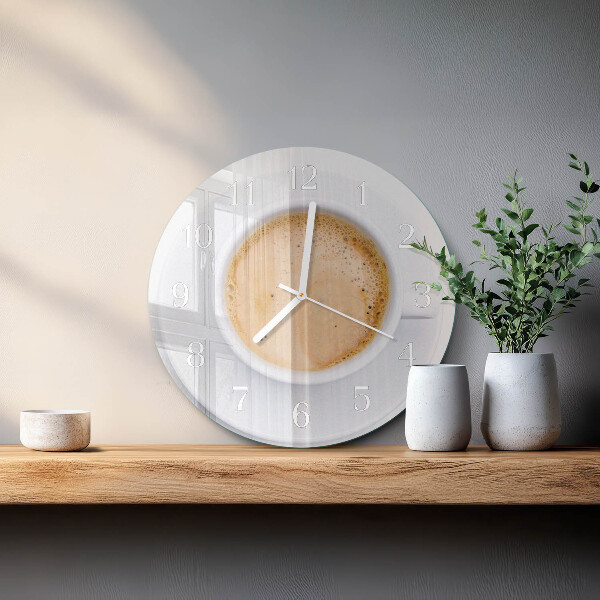 Orologio rotondo Tazza di caffè