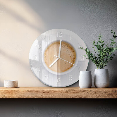 Orologio rotondo Tazza di caffè