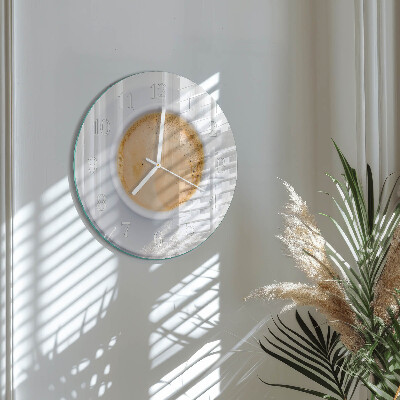 Orologio rotondo Tazza di caffè